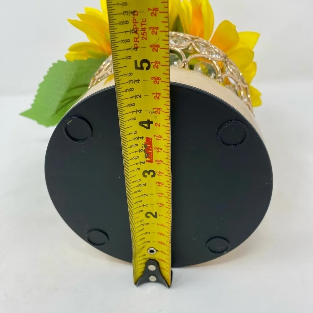 Rose Gold LED Sunflower Centerpiece
